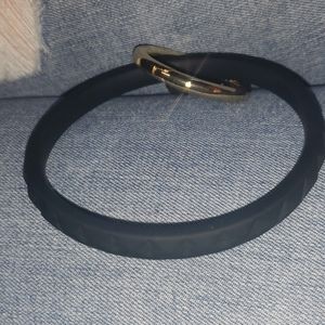 Bracelet keychain black studded